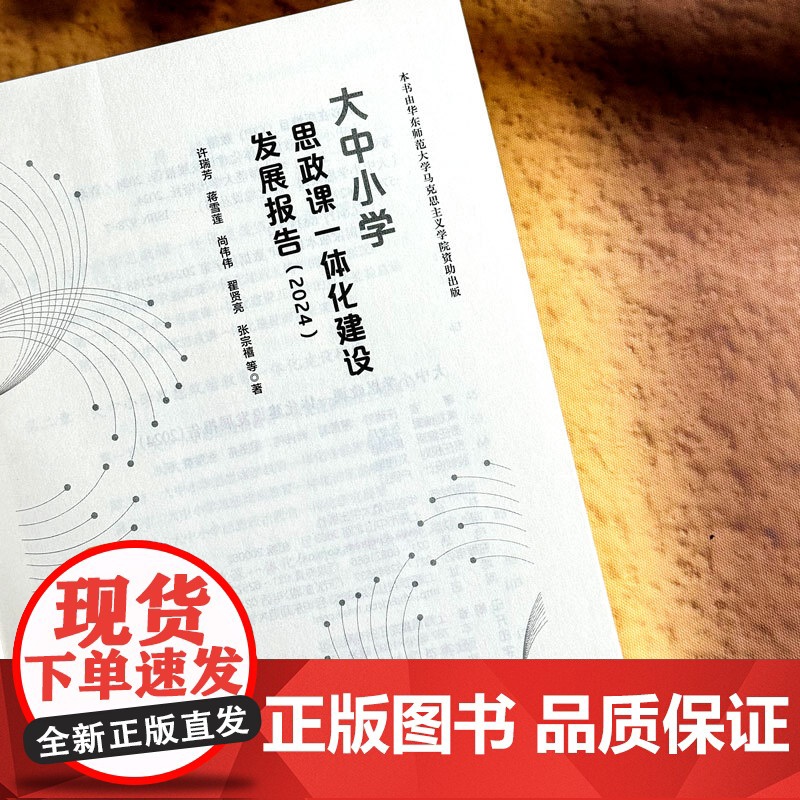 大中小学思政课一体化建设发展报告 2024 思想政治教育 正版 华东师范大学出版社高清大图