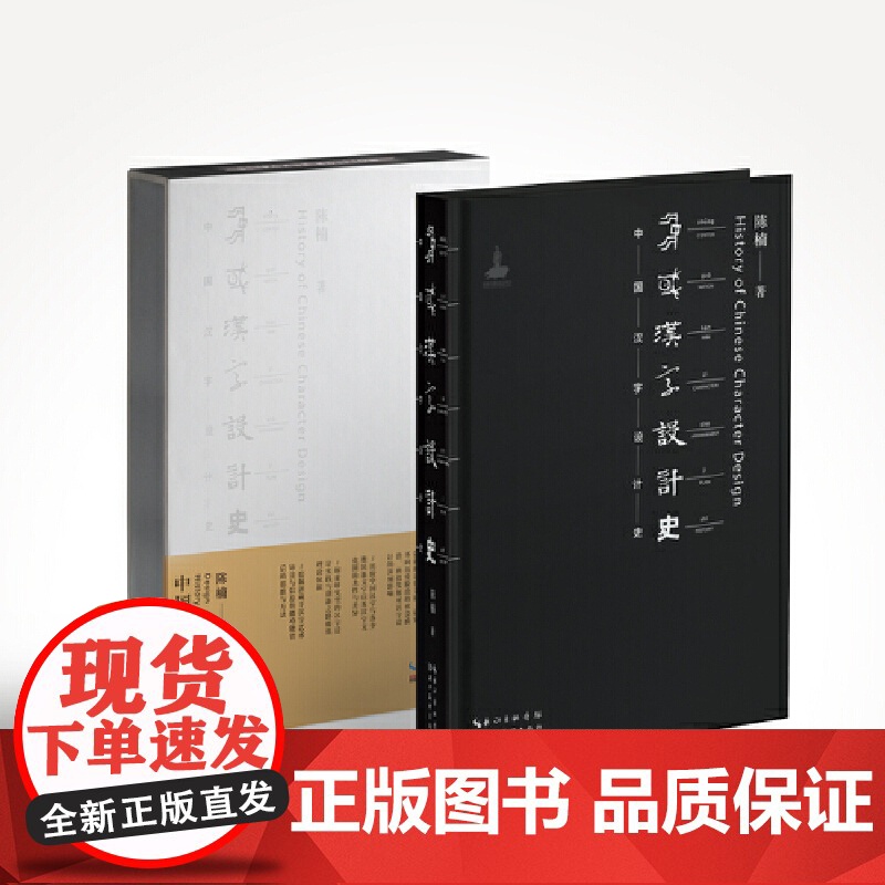 中国汉字设计史 陈楠 著 设计文教 湖北美术出版社 从设计学的视角厘清汉字演变与文化发展的逻辑脉络 正版书籍高清大图