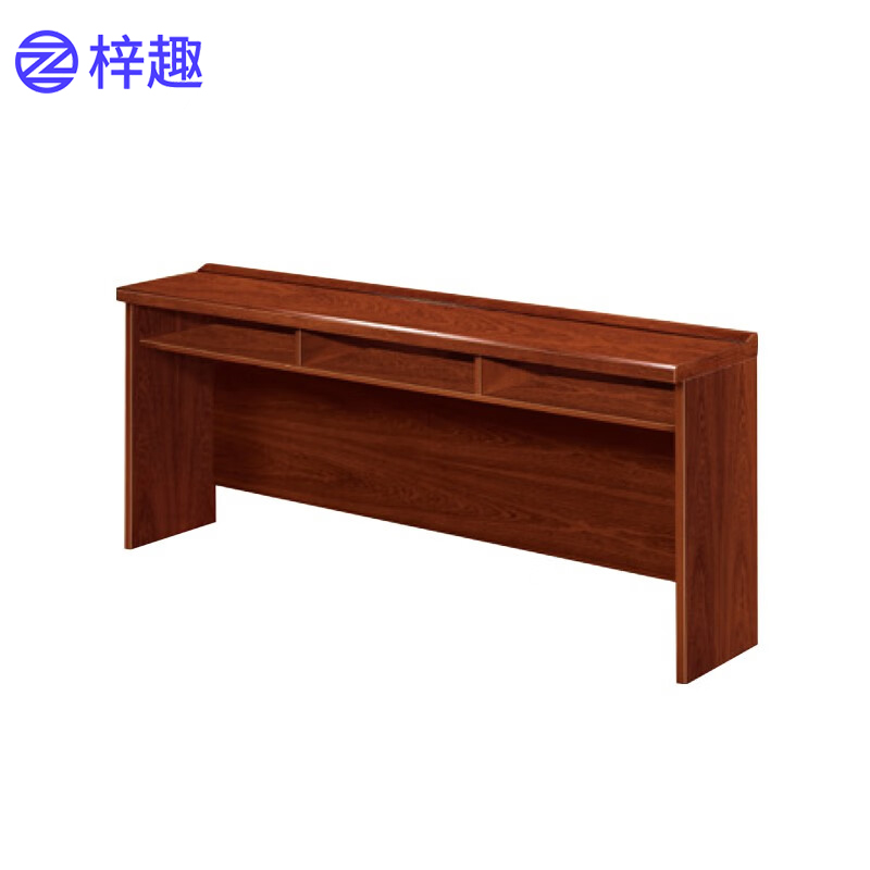 梓趣 会议桌会场培训桌组合长条桌油漆条形桌1.8米 1800*400*760mm 张高清大图