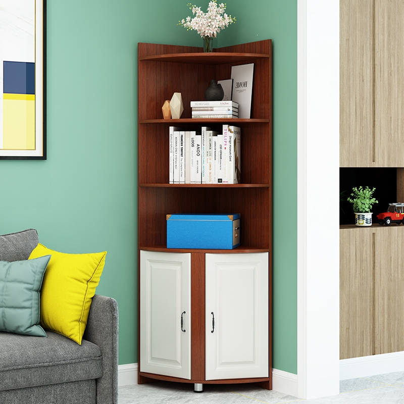 北欧客厅三角形角柜阿斯卡利墙角柜卧室简易转角柜餐厅储物柜置物架边