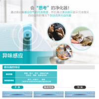 松下空气净化器家用卧室用除烟味静音除PM2.5甲醛F-PDF35C-NG