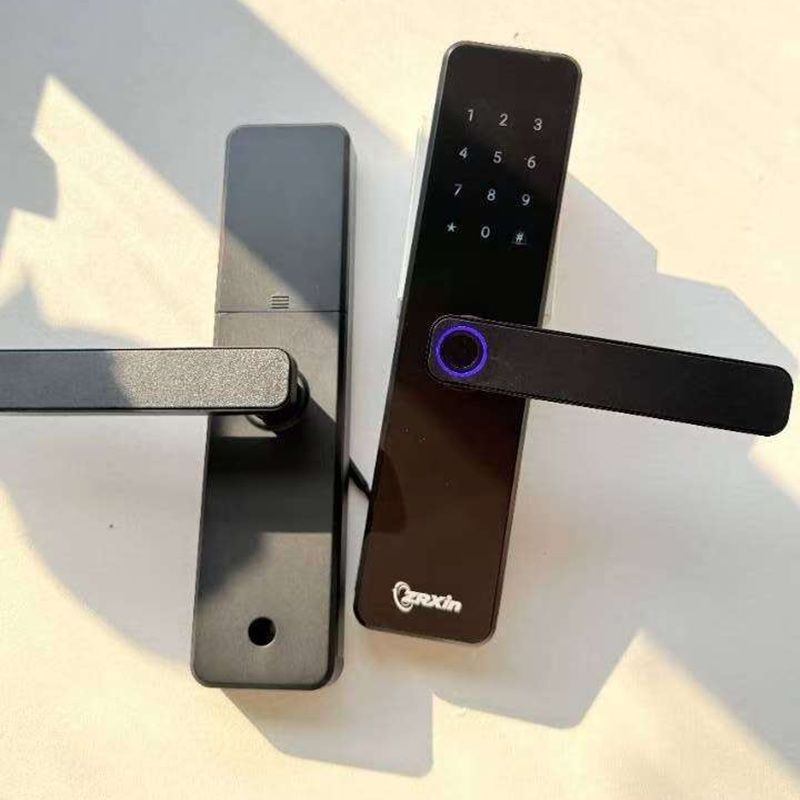 中锐信 K16 指纹密码锁 黑色高清大图