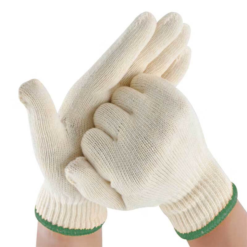 汉盾 手套 HD-600G全棉 7针本白600g全棉纱线手套 12副/打