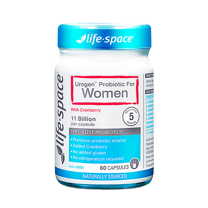 Life Space 生命领域 女性蔓越莓益生菌 60粒/瓶 澳洲进口