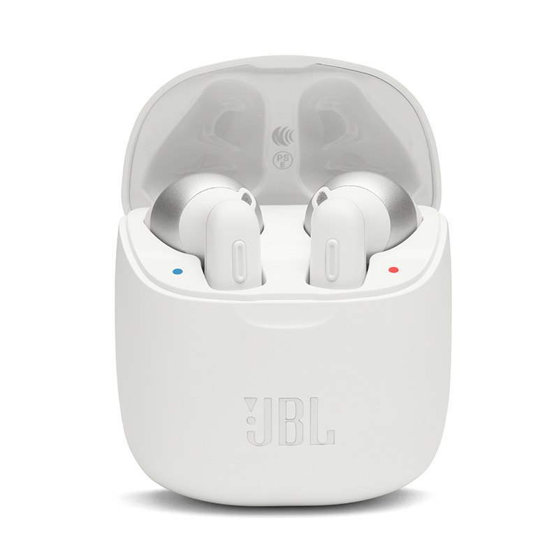 JBL T220TWS 真无线蓝牙耳机 手机无线音乐耳机 双耳立体声 半入耳通话降噪 苹果安卓手机通用 海洋蓝