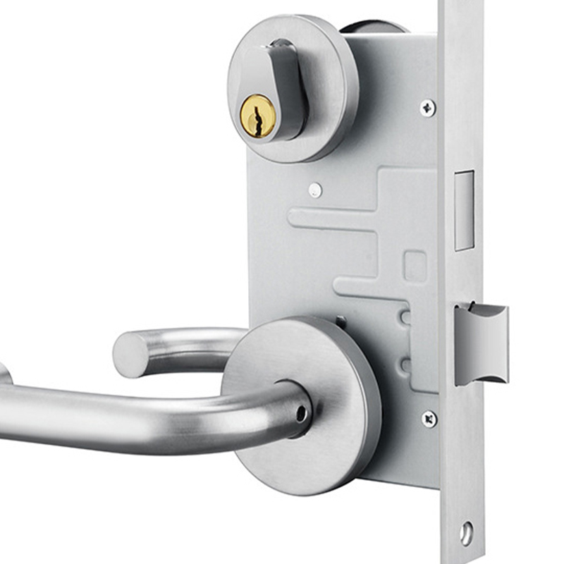 围达 不锈钢防火门锁 201配铜芯 把高清大图