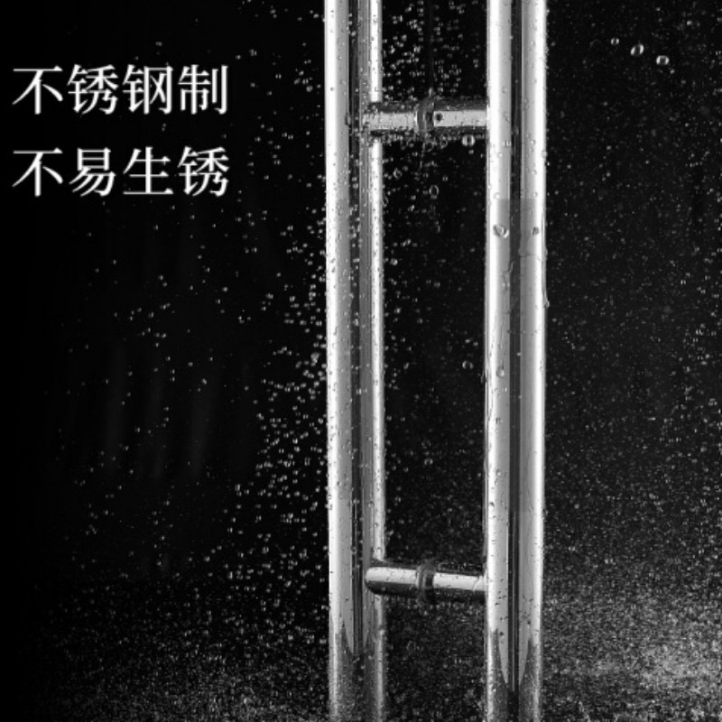 K B 不锈钢玻璃门拉手加厚门把手对装推拉办公室手把淋浴房扶手 [不锈钢]BL25-30-18 拉丝不锈钢