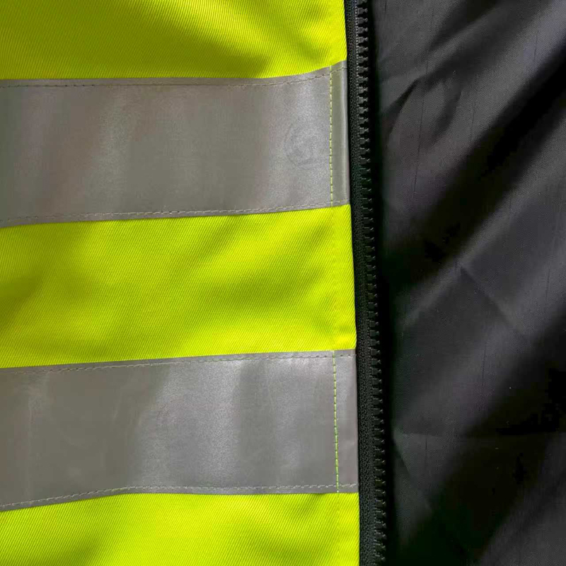 瀚乐邦 高可视性警示防护服皮大衣 175# 件高清大图