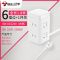 UE2240无USB* 1.8M 大魔方插座usb立体排插智能迷你多功能充电创意带线立式插板