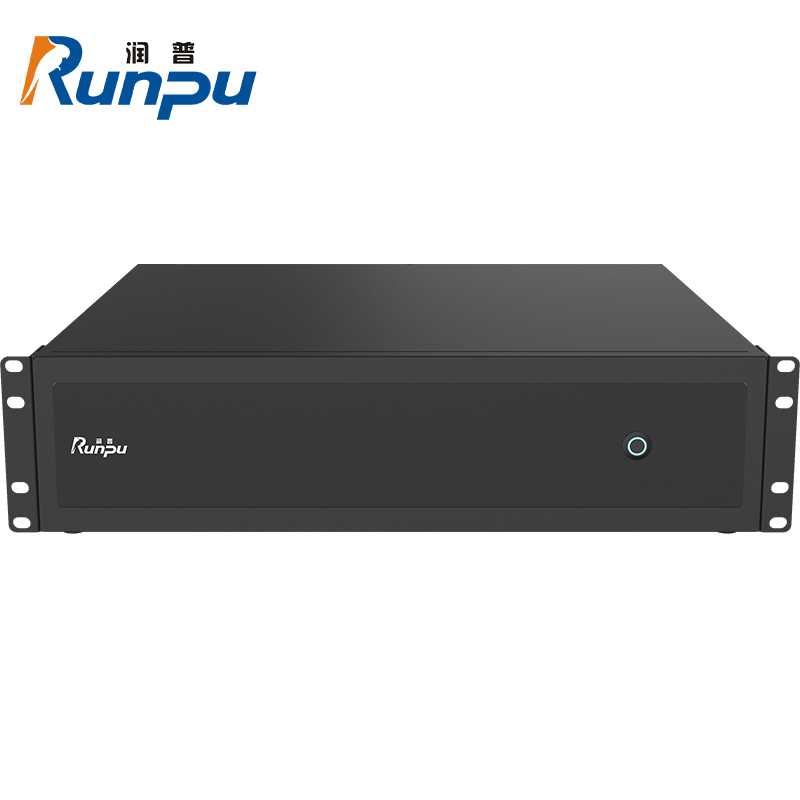 润普Runpu会议音视频专业高清混合矩阵4进4出拼控多功能无缝视频矩阵切换器RP-XNY0404高清大图