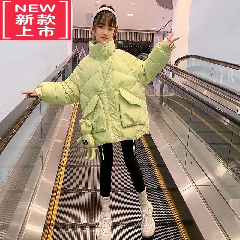 可莉允童装女童冬装棉服外套2022冬季新款棉衣儿童洋气韩版加厚棉袄