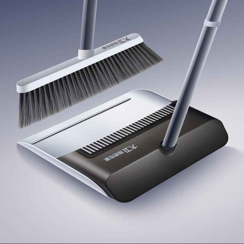 大卫 扫把簸箕套装F7冰峰白(单只装)