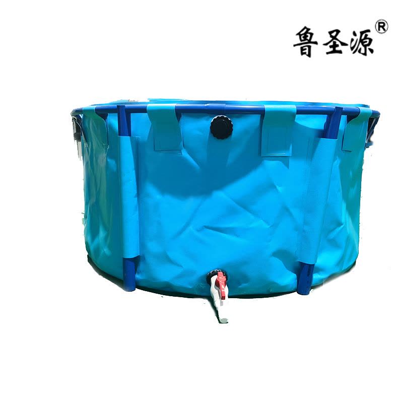 鲁圣源 篷布水池软体水池移动水池 圆形 平方米图片