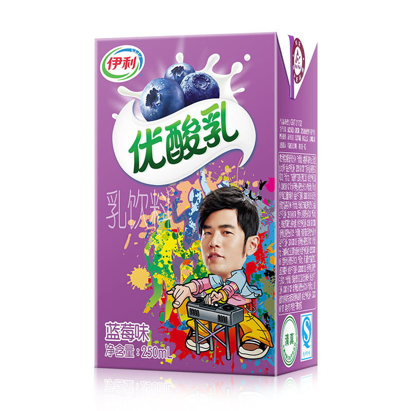 伊利优酸乳蓝莓味250ml24