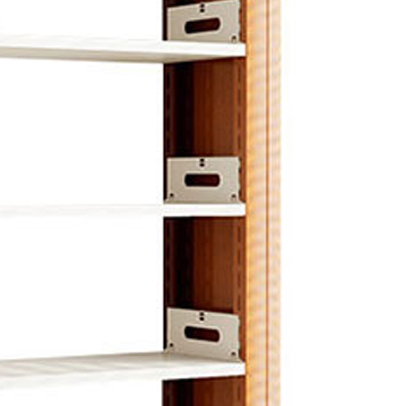 臻远ZY4072624 钢制书架黄色资料架 单面6层一列四组 3700*300*2000mm高清大图