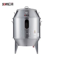 SOR松润 烤鸭炉 餐馆学校夜宵店用SOR-J130 三层加厚木炭烤鸭炉80型视窗款