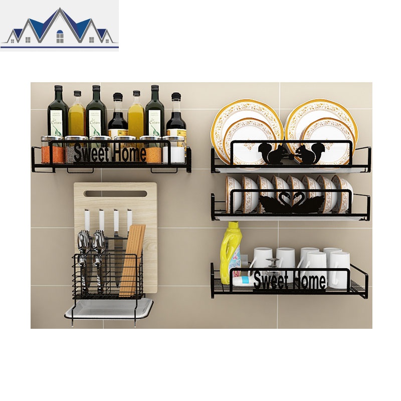 碗架沥水架收纳架家用品放晾碗盘碟架筷勺子收纳盒厨房置物架壁挂_4_756高清大图