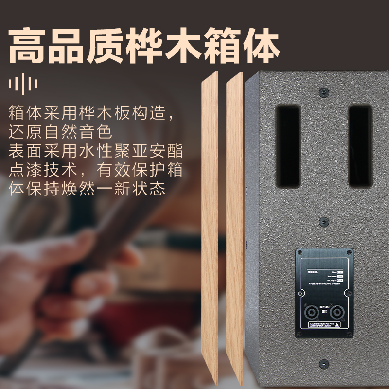 惠度(HuiDu)ET-10YF专业高端豪华全频音箱会议室舞台剧院别墅量贩式KTV酒吧会所多功能会议厅音箱系统高清大图