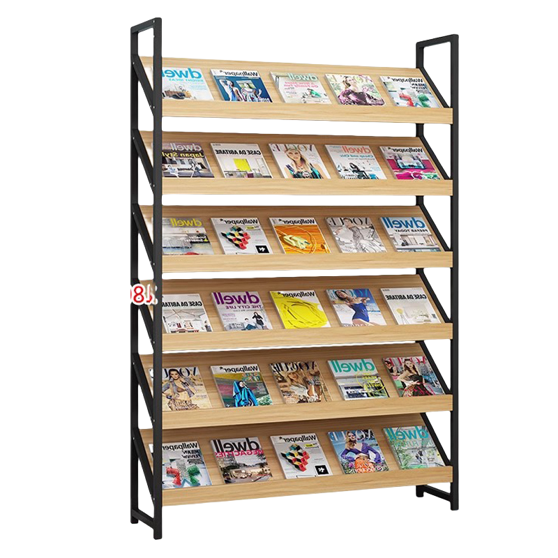 鑫龙悦图书展示架六层80cm个高清大图