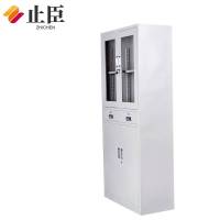 止臣 文件柜 办公柜储物柜资料柜带锁档案柜加厚铁皮柜 中二斗