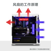 爱国者暮光SE 幻彩版3个装 12CM电脑机箱风扇(自动幻彩灯效/大4Pin接口/减震脚垫/赠4颗螺丝)