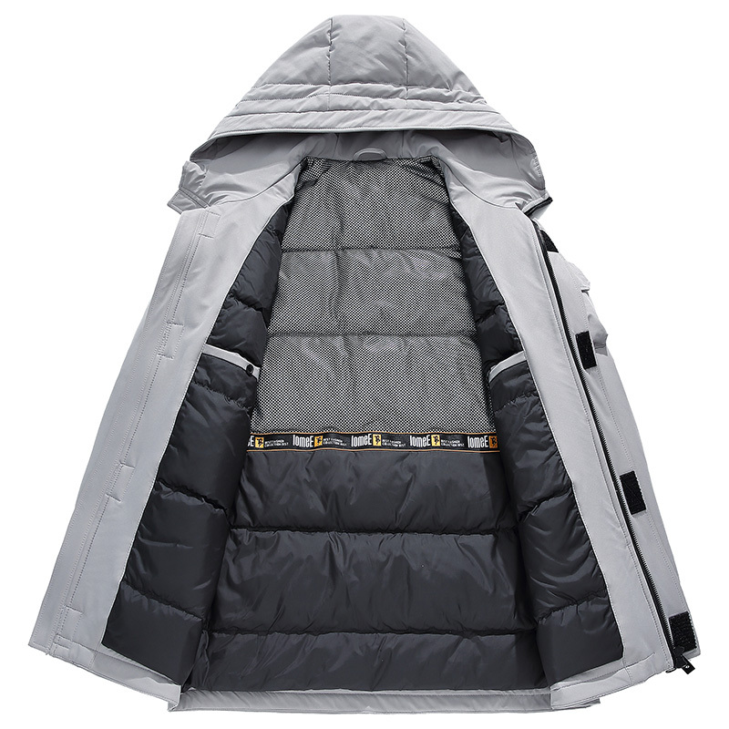 鸭鸭yaya男士冬季羽绒服短款连帽时尚帅气休闲保暖冬装外套男