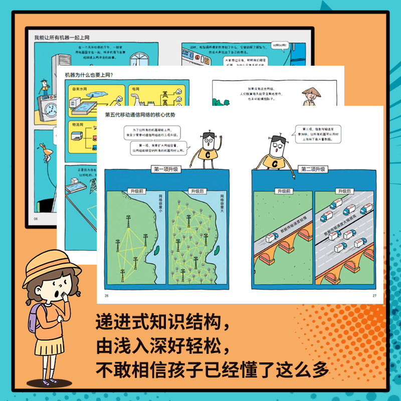 [醉染正版]新科技驾到全套10册孩子读的懂的前沿科学漫画小学生5-12岁新能源量子杂志物理思维启蒙儿童文学科普百科漫画书高清大图