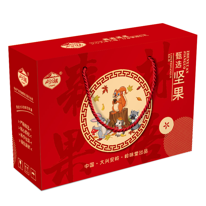 岭味(Lingwei) 森林果语坚果礼盒1200g