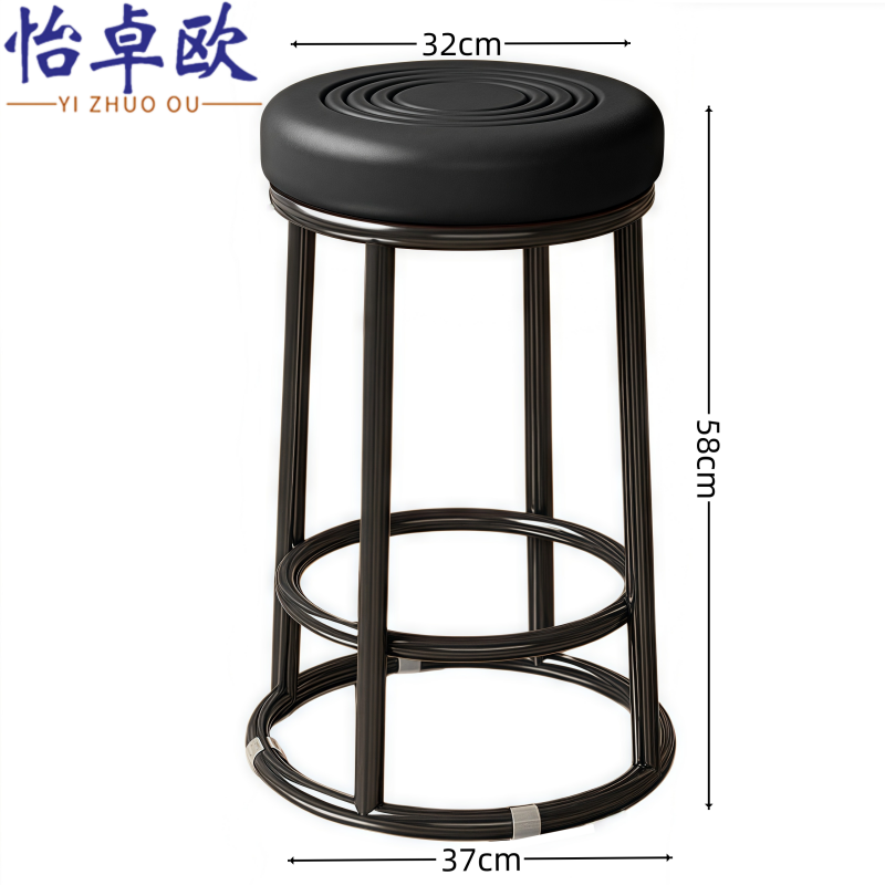 怡卓欧圆凳高清大图