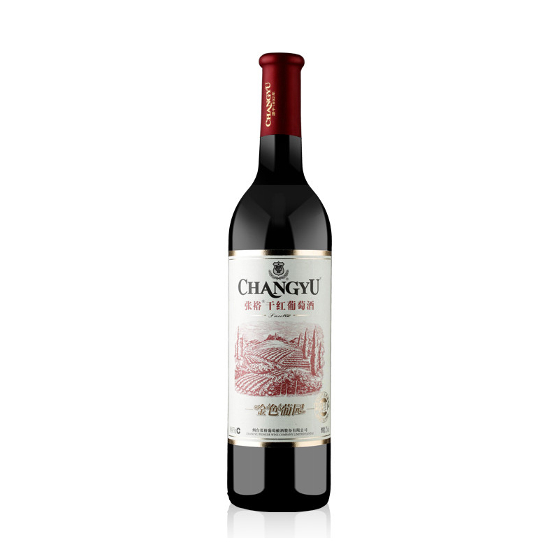 张裕(CHANGYU) 金色葡园干红葡萄酒 红酒 750ml*6 整箱装