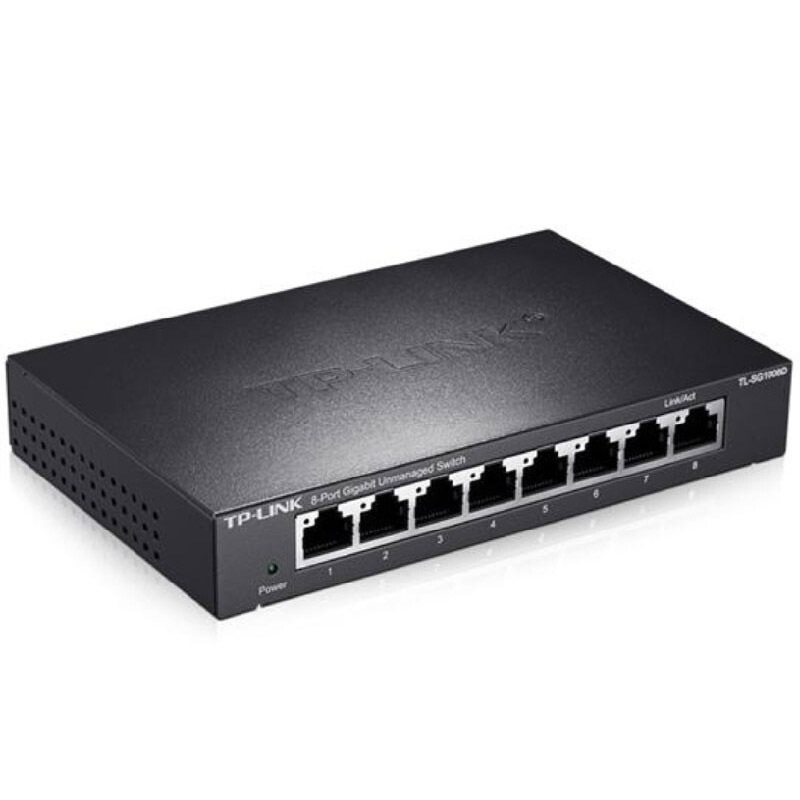 TP-LINK TL-SG1008D 普联8口千兆以太网交换机