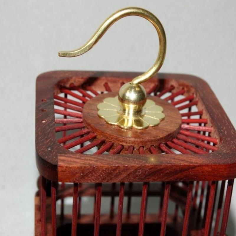 小款式小叶紫檀蝈蝈笼葫芦笼鸣虫笼子实木笼子