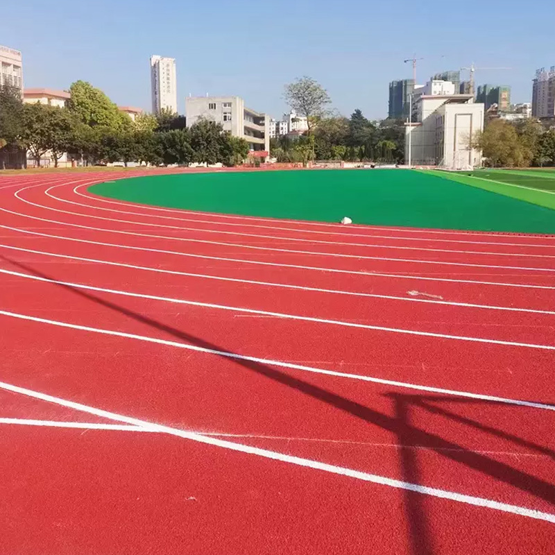 盾狸 EPDM橡胶颗粒幼儿园彩色塑胶跑道弹性游乐场材料 果绿-25KG/包