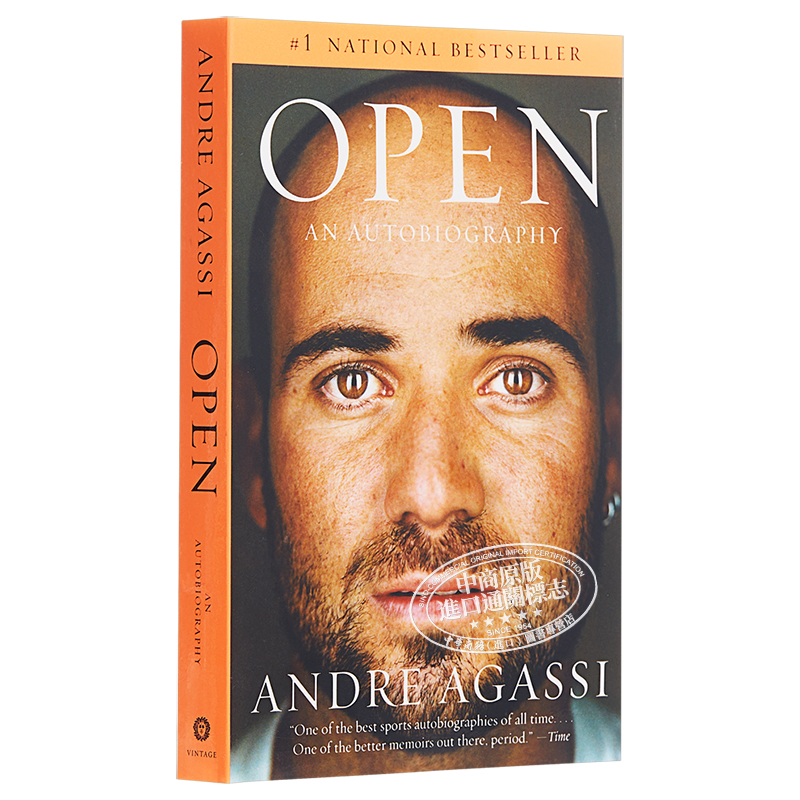 [正版]网 Open 阿加西自传 英语原版 英文原版 豆瓣阅读 An Autobiography Andre Agas高清大图