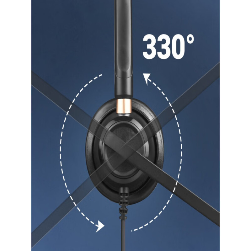 声迪尔(shengdier) S510NC 双耳USB接口话务耳机耳麦 宽频降噪