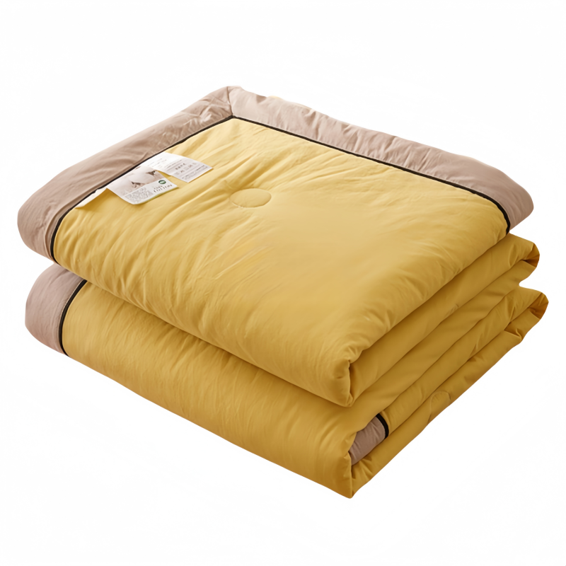 铭思沃床笠款四件套150*200cm床 米黄色 套高清大图