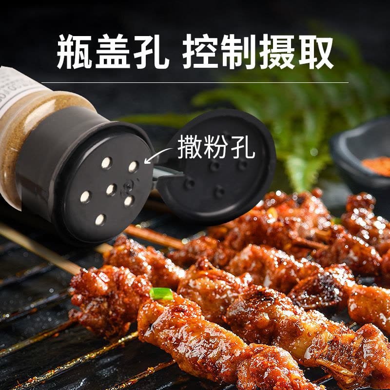 知仙味全家用烧烤鱼调料烤肉炸串调料品散粉黑胡椒粉白胡椒粉50g图片