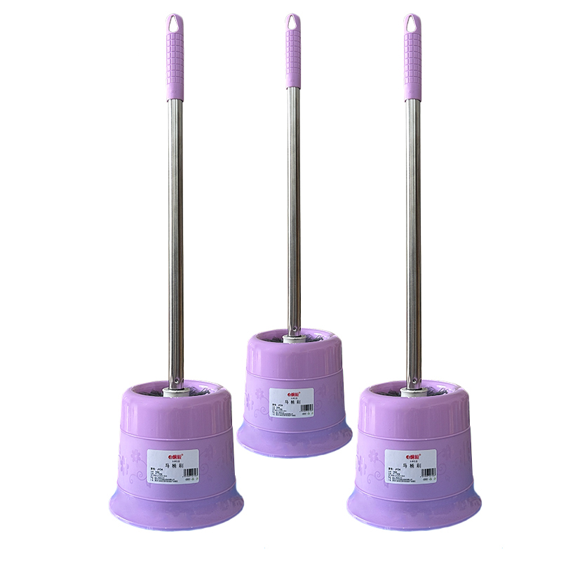 炯毅 马桶刷套装厕所清洁刷子卫生间洁厕刷不锈钢手柄马桶刷 马桶刷 洁厕刷JY34 55cm*45cm/个高清大图