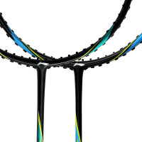 李宁(LI-NING)羽毛球全碳素A1111训练对拍AYPR202-3蓝绿(已穿线含拍套球手胶)