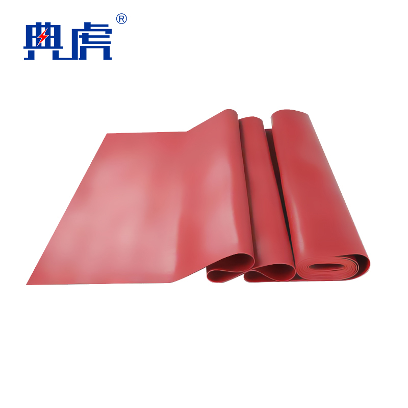 典虎 绝缘胶垫 红色平面5mm 米高清大图