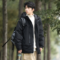 [1折价99.9元叠加优惠券]唐狮 棉服棉衣外套男士棉衣男棉服外套男连帽活页口袋小细节棉衣