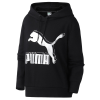 彪马（PUMA）女士休闲针织连帽常规款套头运动卫衣59591571