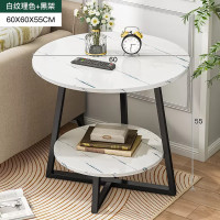 绵冠MIANGUAN洽谈桌椅组合会客办公室休闲咖啡厅奶茶店小户型方形接待桌椅一桌四椅圆桌 小边桌60*60*55