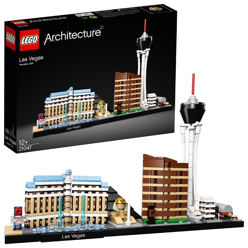 乐高(LEGO)建筑街景系列 拉斯韦加斯天际线 21047 儿童塑料积木玩具501块 12岁以上