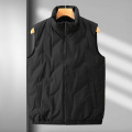 羽绒马甲男秋冬季新款无袖坎肩背心男士上衣休闲运动马夹男装外套 M 355-YRMJ-603黑色