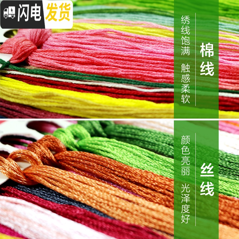 三维工匠张云雷杨九郎十字绣线绣毓贞小辫二爷刺绣DIY挂画简单绣2019新款 棉线[34*34CM]仿竹绷+中国结流苏高清大图