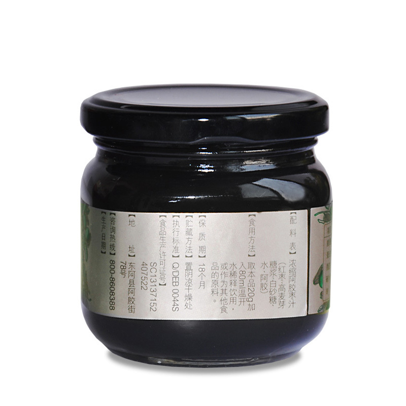 东阿阿胶 阿胶红枣汁250g*6瓶(1500g)/礼盒 送礼 大枣 阿胶 DEEJ 官方旗舰店