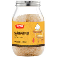舒可曼晶细黄冰糖400克/罐装 调味品 舒可曼(SUGARMAN)出品 国产