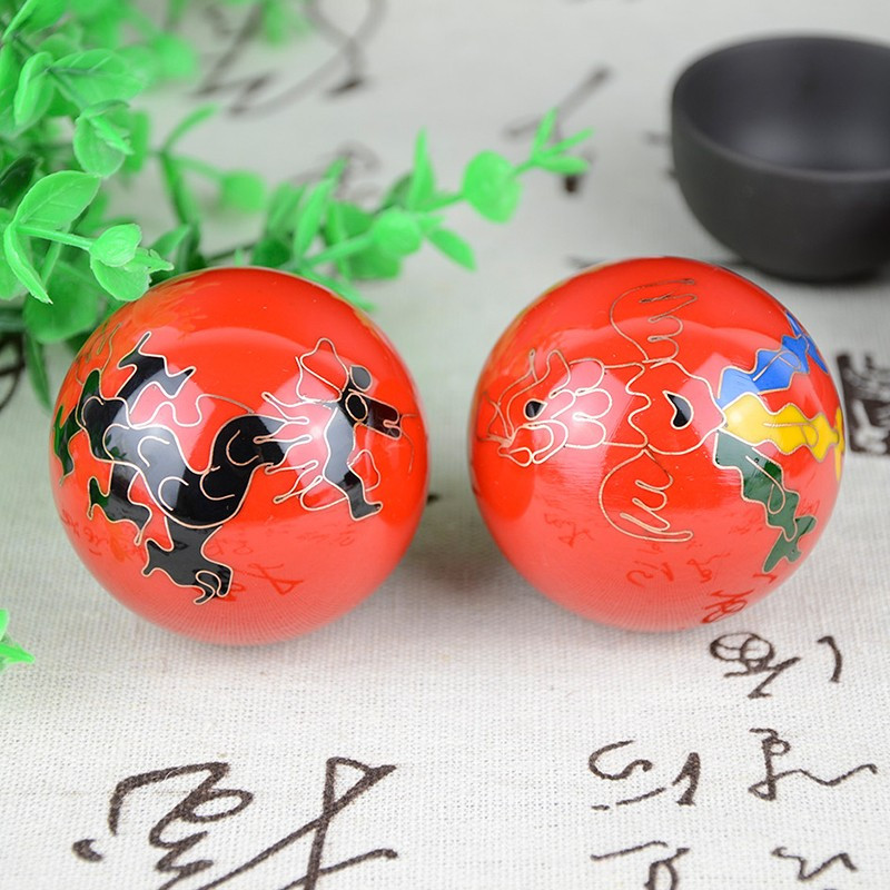 [中华特色]河北供销馆 首宝 保定铁球 木盒礼盒装 景泰蓝健身球练手球 老年人保健球生日礼品 河北保定特产 华北