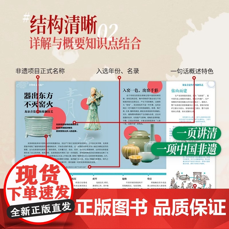 孩子一定要知道的中国非物质文化遗产 传统文化非遗百科精装 孩子一定要知道的中国非物质文化遗产 正版书籍高清大图